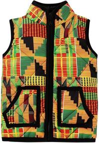 img 4 attached to African Dashiki Jacket - 🧥 Boys' Clothing for Jackets & Coats