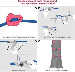 img 1 attached to Odoland Climbers' Ratchet Climbing Equipment