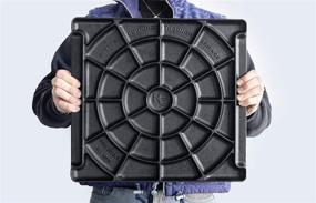 img 3 attached to 🍕 NerdChef Speed Steel: Высокопроизводительный стальной пиццы печное камень с встроенным ручками и 3D элементами нагрева скорости (.90" Толщина)