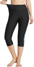 img 1 attached to 🩱 Baleaf High Waisted Swimwear Legging for Women - Perfect for Aerobics and Athleisure