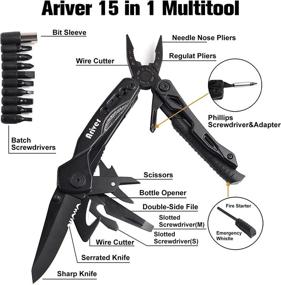 img 3 attached to Portable Multitool Stainless Screwdrivers Survival