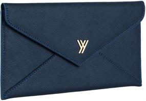 img 4 attached to 👜 YBONNE Genuine Leather Women's Handbags & Wallets Set with Blocking Envelopes