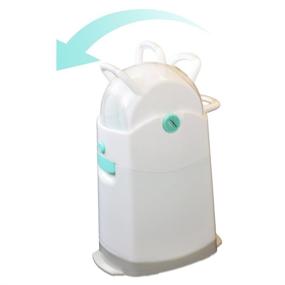 img 1 attached to 👶 Creative Baby Tidy Diaper Pail: Stylish Pearl Design, Multiple Color Options, Convenient One Size
