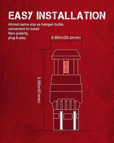 img 1 attached to Высокоинтенсивная лампа KXJX 7443 LED: замена сверхяркой красной стоп-сигнал и задний фонарь - 2835 SMD, подходит для ламп 7440, 7441, 7444, W32W T20