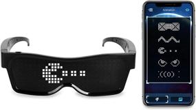 img 4 attached to Eyeflashes Bluetooth Glasses Festivals Parties