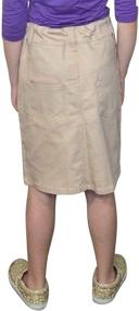 img 2 attached to Kosher Casual Modest Lightweight Stretch Girls' Clothing for Skirts & Skorts