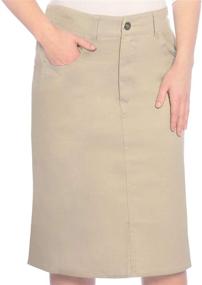 img 4 attached to Kosher Casual Modest Lightweight Stretch Girls' Clothing for Skirts & Skorts