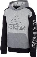 👦 adidas vivid boys pullover hoodie - boost your boy's wardrobe! logo