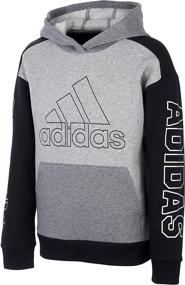 img 4 attached to 👦 Adidas Vivid Boys Pullover Hoodie - Boost Your Boy's Wardrobe!