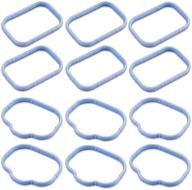 12pcs intake manifold gaskets lower & upper gasket plenum set | compatible with dodge chrysler jeep 3.6l (part #: 184562a 5184331ac) | #ms97204 ms97205 logo