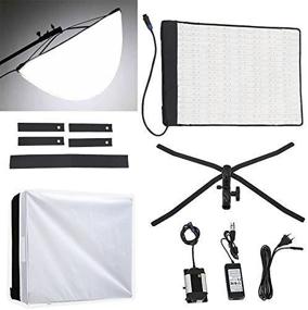 img 1 attached to 🔆 FalconEyes RX-18T LED Light Panel Kit with Foldable Flexibility - 5600k, Softbox Diffuser and Standard Diffusor