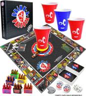 get ready to party with drink palooza board game drinking logo