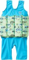 🦎 green gecko short john float suit for 1-2 year olds - splash about логотип