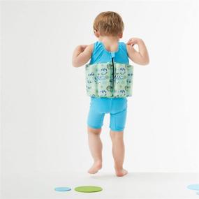 img 1 attached to 🦎 Green Gecko Short John Float Suit for 1-2 Year Olds - Splash About