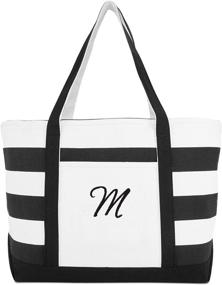 img 3 attached to DALIX Striped Satchel Personalized Ballent