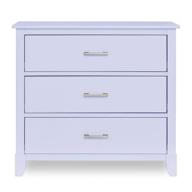 dream on me universal 3-drawer lavender ice dresser - mid century modern kids bedroom chest (model 600-li) логотип