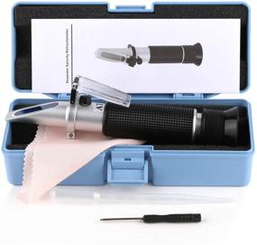 img 3 attached to 🐠 RZ Aquariums Salinity Refractometer: Accurate Dual-Scale Hydrometer for Marine Fish-Keeping, ATC Function, Saltwater Tester 0-100ppt & 1.000-1.070 Specific Gravity
