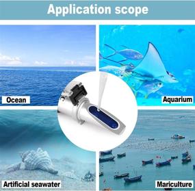 img 1 attached to 🐠 RZ Aquariums Salinity Refractometer: Accurate Dual-Scale Hydrometer for Marine Fish-Keeping, ATC Function, Saltwater Tester 0-100ppt & 1.000-1.070 Specific Gravity