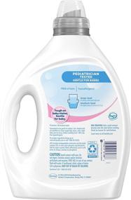 img 2 attached to 👶 All Liquid Laundry Detergent: Gentle, Unscented & Hypoallergenic for Baby, 2X Concentrated - 100 Loads!
