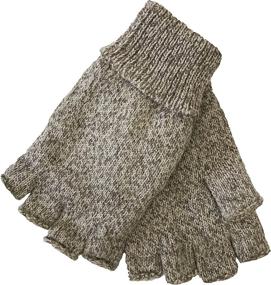 img 1 attached to 🧤 Fingerless Gloves Fleece Lining Charcoal: Warm and Versatile Handwear for All Seasons