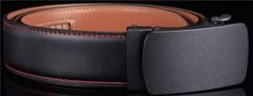 img 2 attached to Premium Plyesxale Leather Ratchet Automatic Chocolate: Sleek Style and Smart Functionality