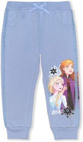 img 1 attached to Disney 2 Pack Joggers Pajamas Toddlers Girls' Clothing and Pants & Capris