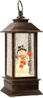 🎄 christmas snowflake ball, santa lantern & singing snow ball decoration kit - usb/battery powered water lamp with flashing music logo