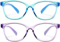 👓 pro acme kids blue light blocking glasses: unbreakable frames for boys and girls - ideal for computer reading and gaming logo