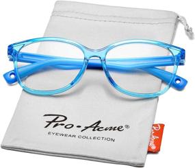 img 2 attached to 👓 Pro Acme Kids Blue Light Blocking Glasses: Unbreakable Frames for Boys and Girls - Ideal for Computer Reading and Gaming