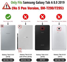 img 3 attached to Чехол Fintie SlimShell для Samsung Galaxy Tab A 8
