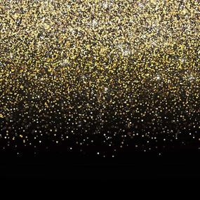 img 4 attached to 📸 6ft x 6ft Black and Gold Photo Booth Backdrop - Ideal Party Decor for Birthday, Christmas, New Years Eve, Bachelorette, Weddings, Graduation, Prom, Gatsby Photo Booth