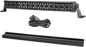 img 4 attached to 🚗 Niwaker LED Light Bar 30 Inch 420W - Spot Flood Combo Beam Off-Road Driving Light for Truck Jeep ATV UTV Ford Boat - Includes Wiring Harness and Black Cover