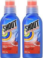 shout advanced ultra concentrated stain removing gel, 8.7 oz, 2 pack: the ultimate stain buster! logo