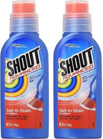 img 1 attached to Shout Advanced Ultra Concentrated Stain Removing Gel, 8.7 Oz, 2 Pack: The Ultimate Stain Buster!