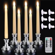 mixaly 6pack taper candles remote lighting & ceiling fans логотип