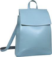 chic women's leather backpack - versatile daypacks for every occasion! logo