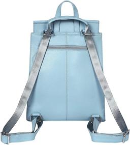 img 3 attached to Chic Women's Leather Backpack - Versatile Daypacks for Every Occasion!