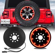 🔧 spare tire brake light upgrade: plug & play led 3rd jl third brake light wheel light for 2018-2020 wrangler jl jlu tail light rear light logo