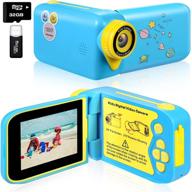 ytetcn kids video camera: 1080p hd digital camcorder for ages 3-8, 270°rotation design, 32gb memory card included logo