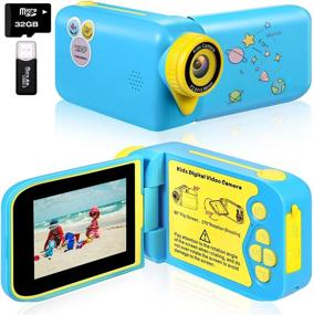 img 4 attached to YTETCN Kids Video Camera: 1080P HD Digital Camcorder for Ages 3-8, 270°Rotation Design, 32GB Memory Card Included