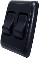 american technology components double spst on-off switch with bezel logo