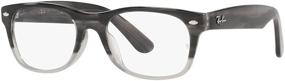 img 3 attached to 🕶️ Premium Ray Ban RX5184F Wayfarer: Prescription Gradient Glasses for Style and Clarity