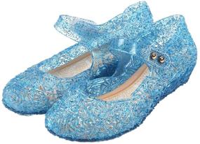 img 4 attached to 👠 Enchanting Birthday Sandals: Princess-inspired Costumes for Girls' Shoes