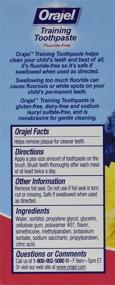 img 2 attached to Orajel Berry Fun Training Toothpaste for Toddlers - 1.50 oz, Pack of 3