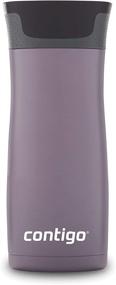 img 1 attached to ☕ Contigo Autoseal West Loop Stainless Steel Travel Mug - Vacuum-Insulated, 16 Oz, Dark Plum