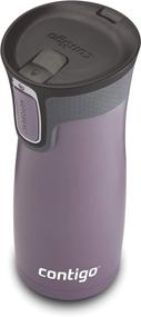 img 2 attached to ☕ Contigo Autoseal West Loop Stainless Steel Travel Mug - Vacuum-Insulated, 16 Oz, Dark Plum