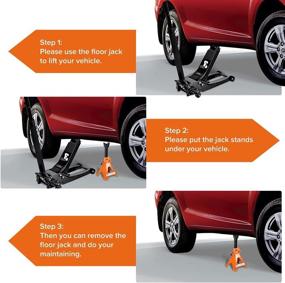 img 1 attached to Donext Jack Stand 3 Ton Capacity Steel