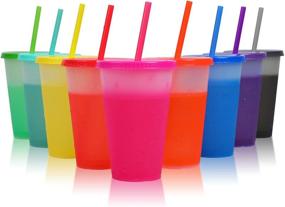 img 4 attached to Color Changing Cups Lids Straws Food Service Equipment & Supplies