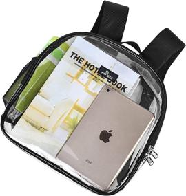 img 2 attached to 🎒 Durable Transparent Bookbags - Optimized for Backpacks