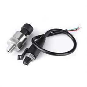 img 4 attached to 🛢️ Stainless Steel Pressure Transducer Sender Sensor - 1/8" NPT Thread (100 PSI) for Oil, Fuel, Air, and Water Deals on Black Friday